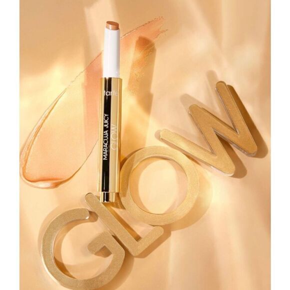 TARTE - NWT - Maracuja Juicy Glow Highlighter in "Golden Glow". Full Size .07 oz - Picture 12 of 16